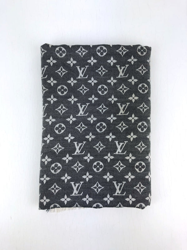Louis Vuitton Monogram Tørklæde I Grå
