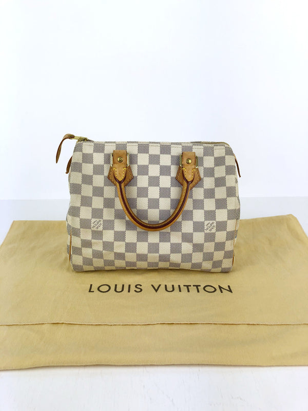 Louis Vuitton Damier Azur Speedy 25 Taske