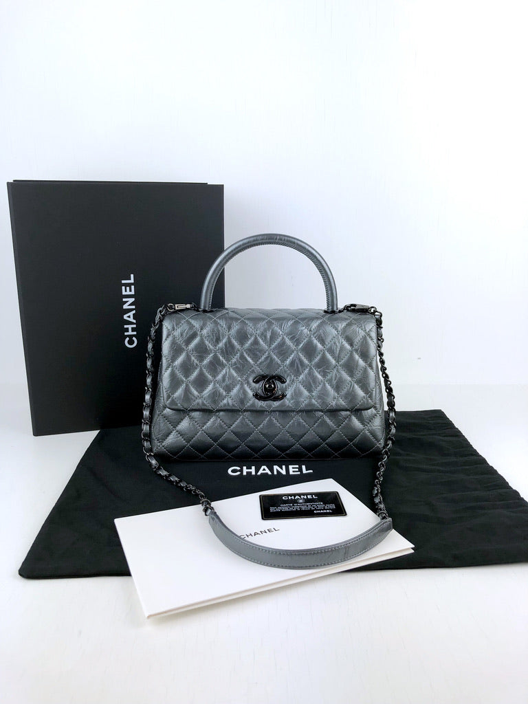 Chanel Medium Flap Bag With Top Handle