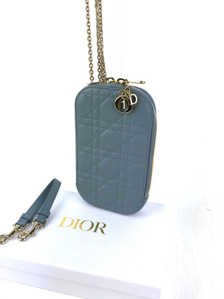 Dior Lille Taske/Lady Dior Phone Holder