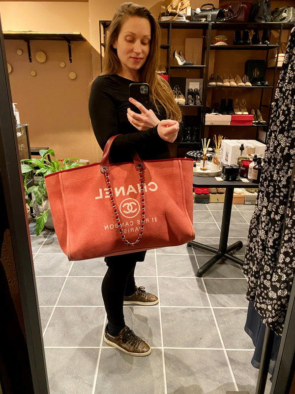 Chanel Large Deauville Tote