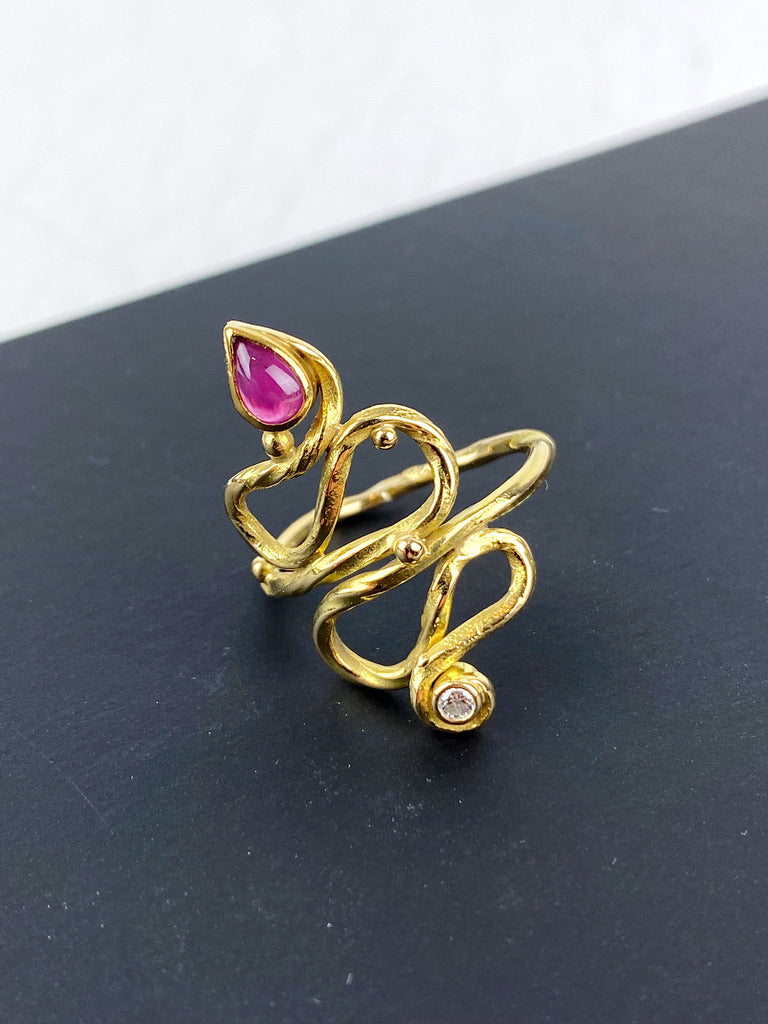 Josephine Bergsøe Ring - Str 59 - (Nypris ca 15.000 kr)
