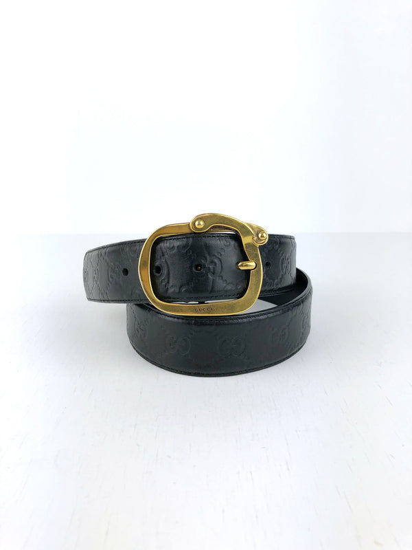 Gucci Sort Bælte - Str 90