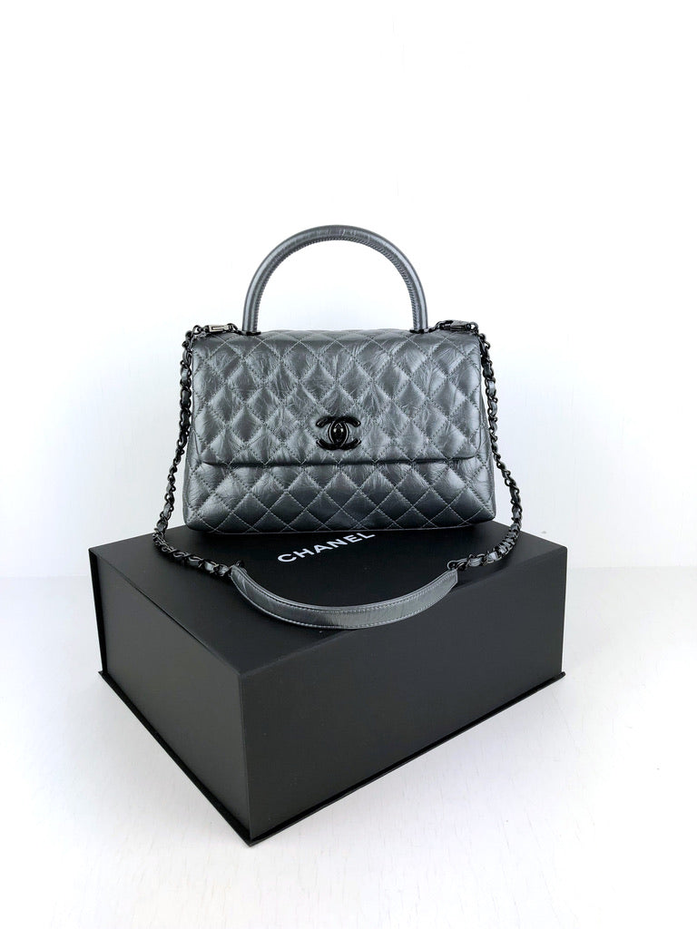 Chanel Medium Flap Bag With Top Handle