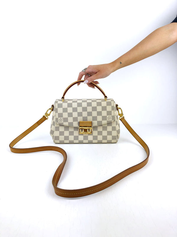 Louis Vuitton Croisette Damier Azur Taske