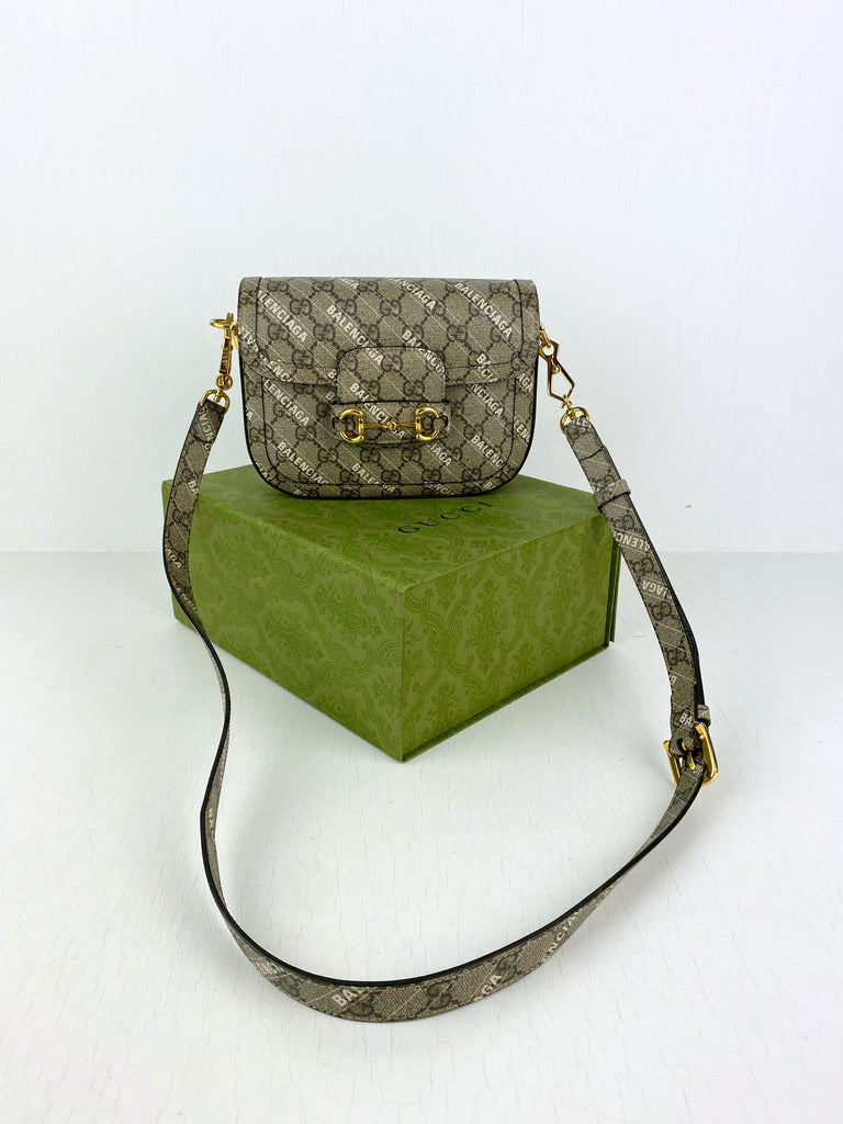 Gucci X Balenciaga Monogram Bag - (Nypris 18.750 kr)