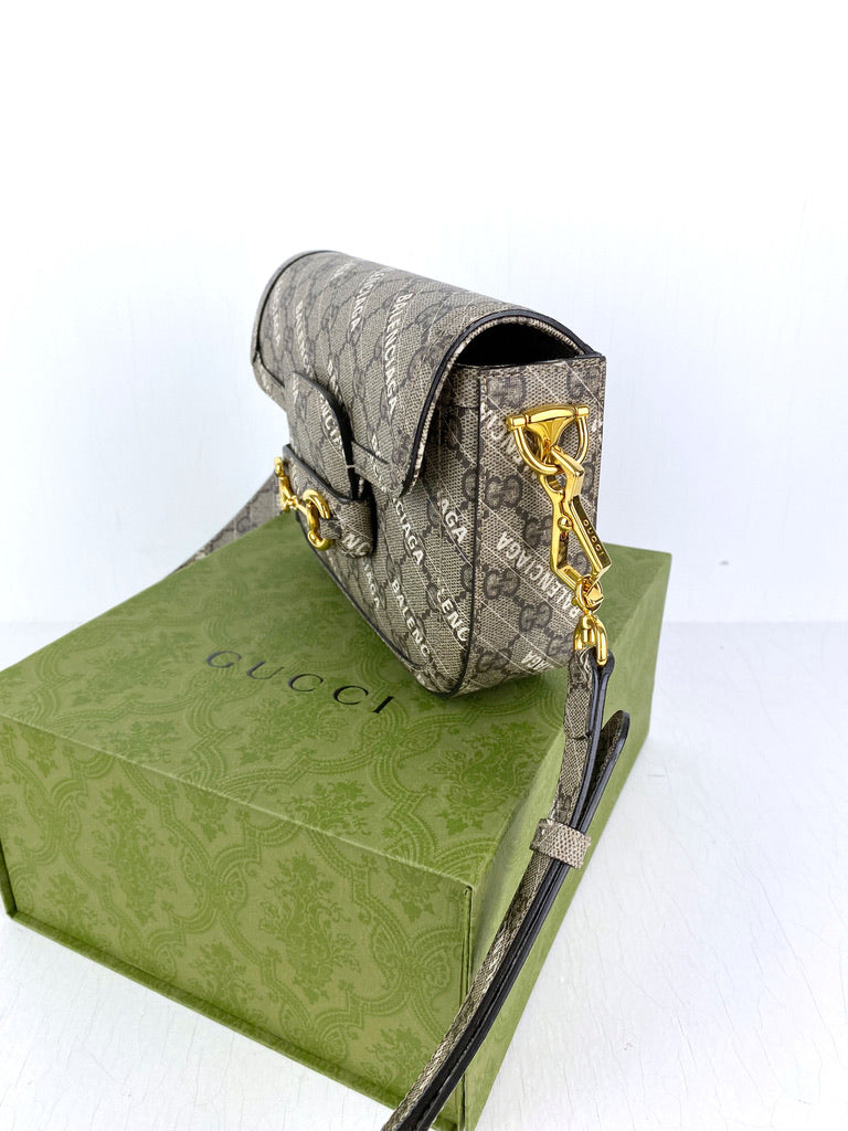 Gucci X Balenciaga Monogram Bag - (Nypris 18.750 kr)