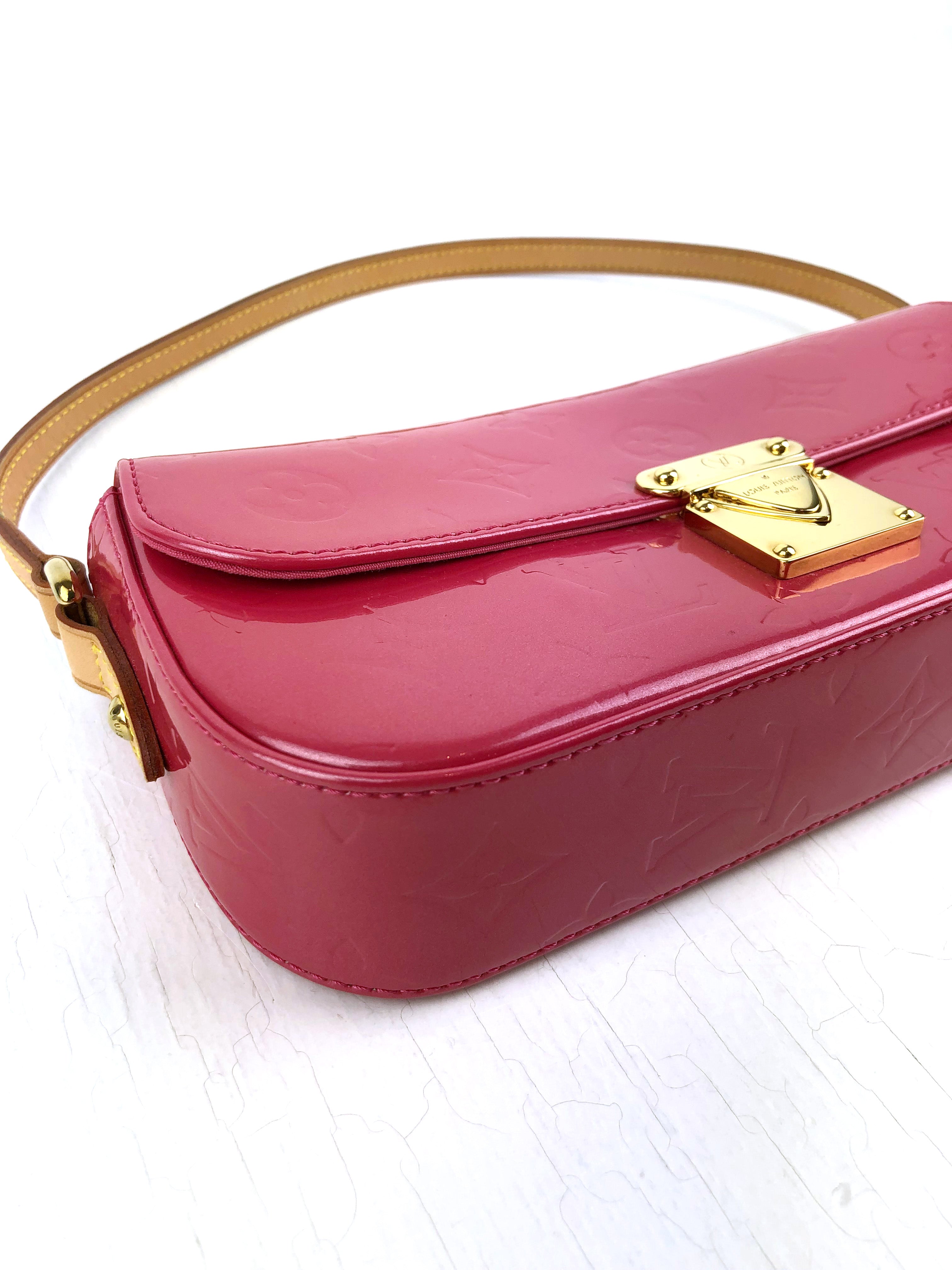 Louis Vuitton Lille Skulertaske - Pink Lak (Lexington)