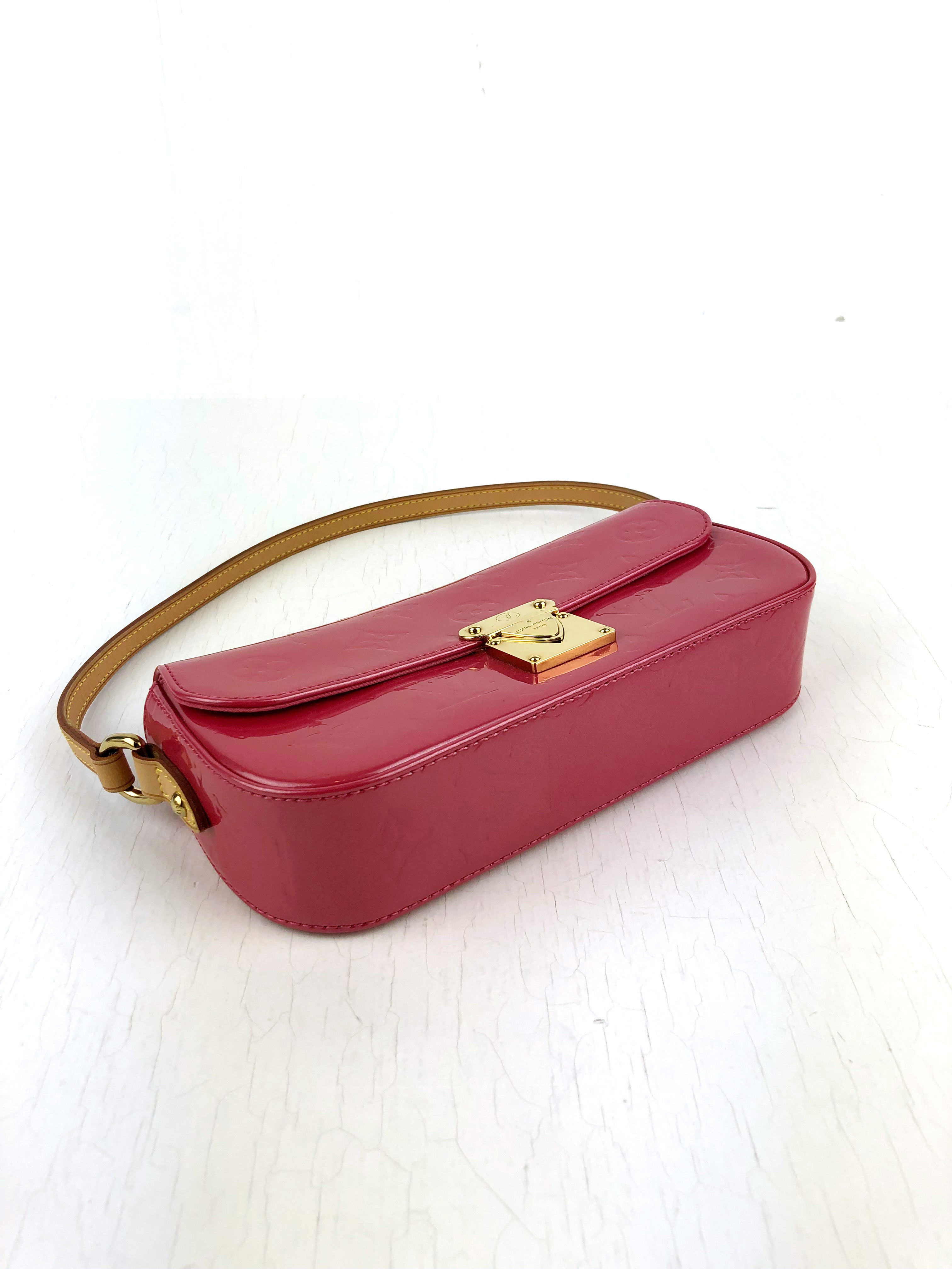 Louis Vuitton Lille Skulertaske - Pink Lak (Lexington)