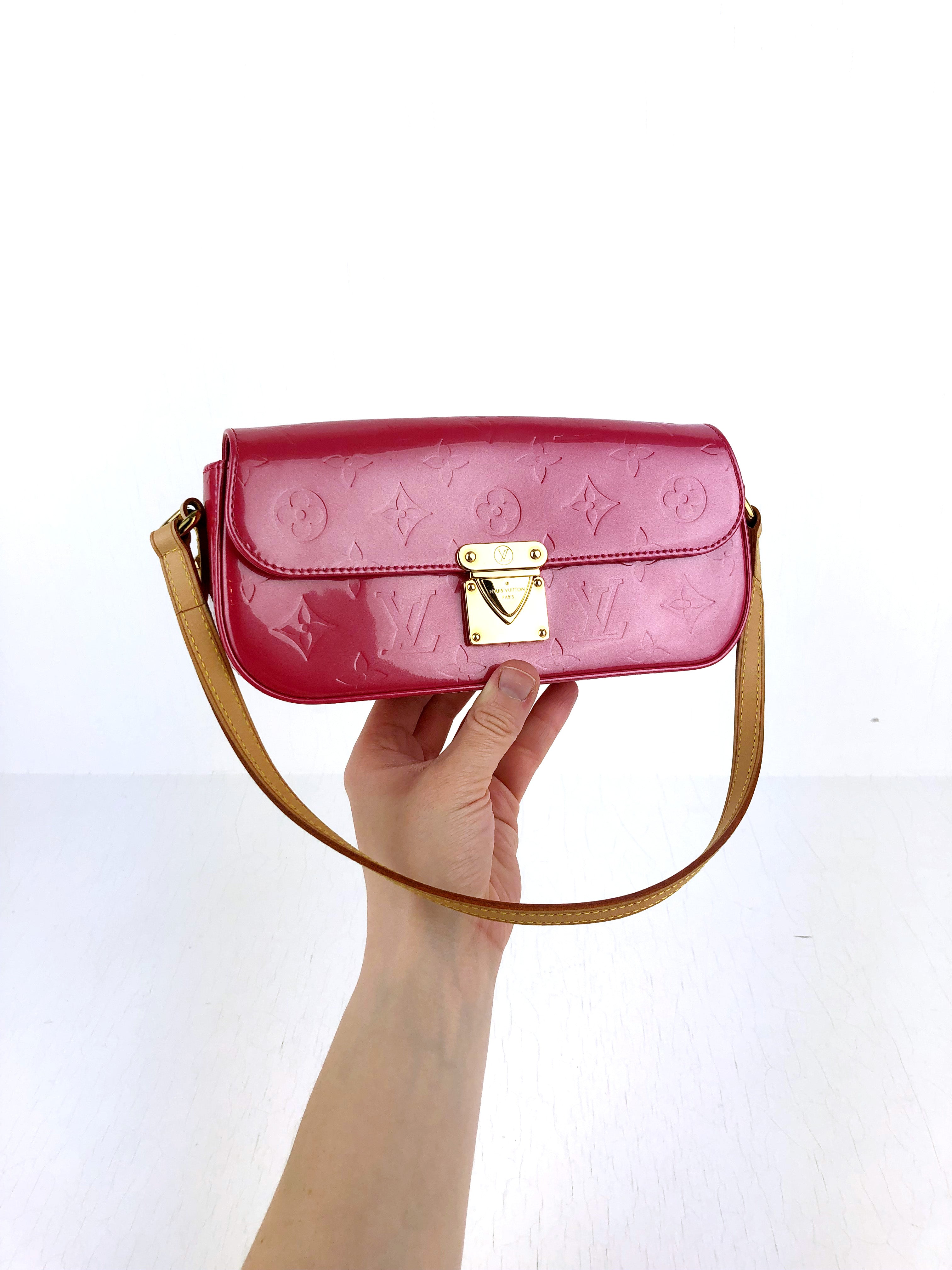 Louis Vuitton Lille Skulertaske - Pink Lak (Lexington)