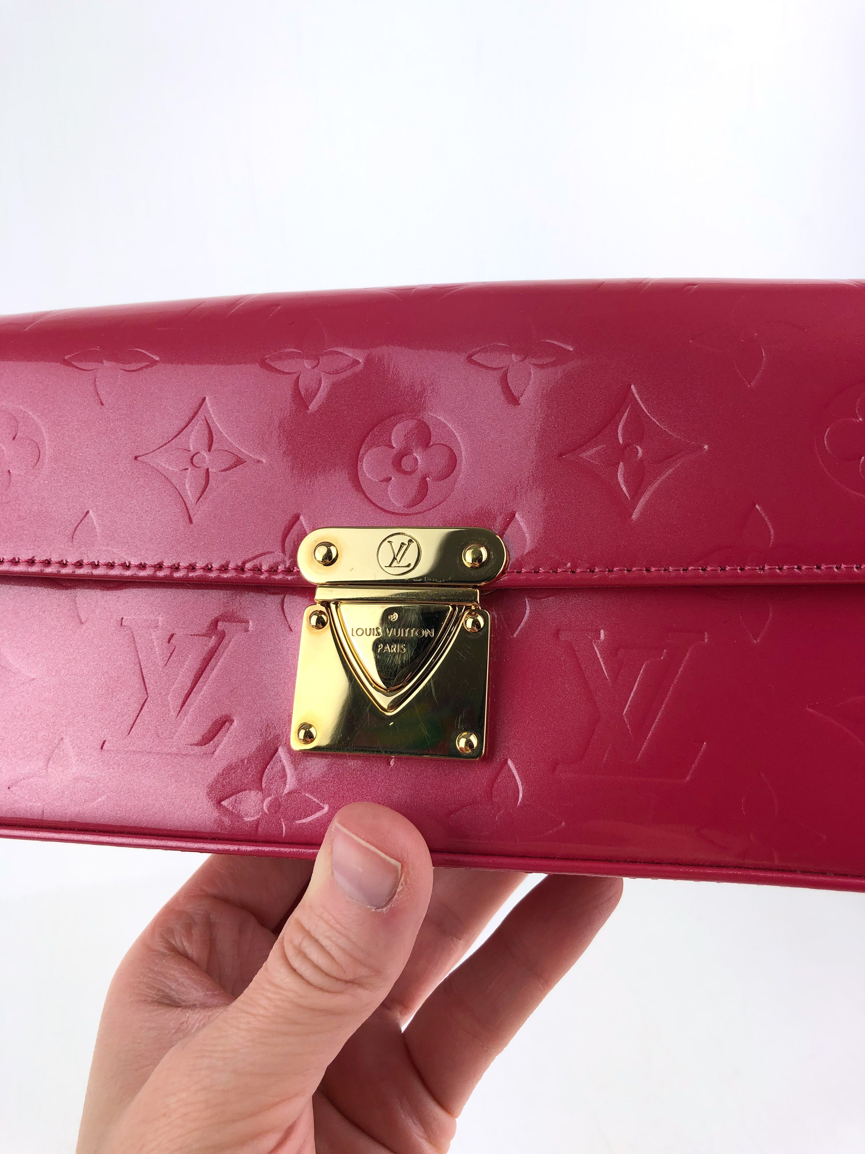 Louis Vuitton Lille Skulertaske - Pink Lak (Lexington)