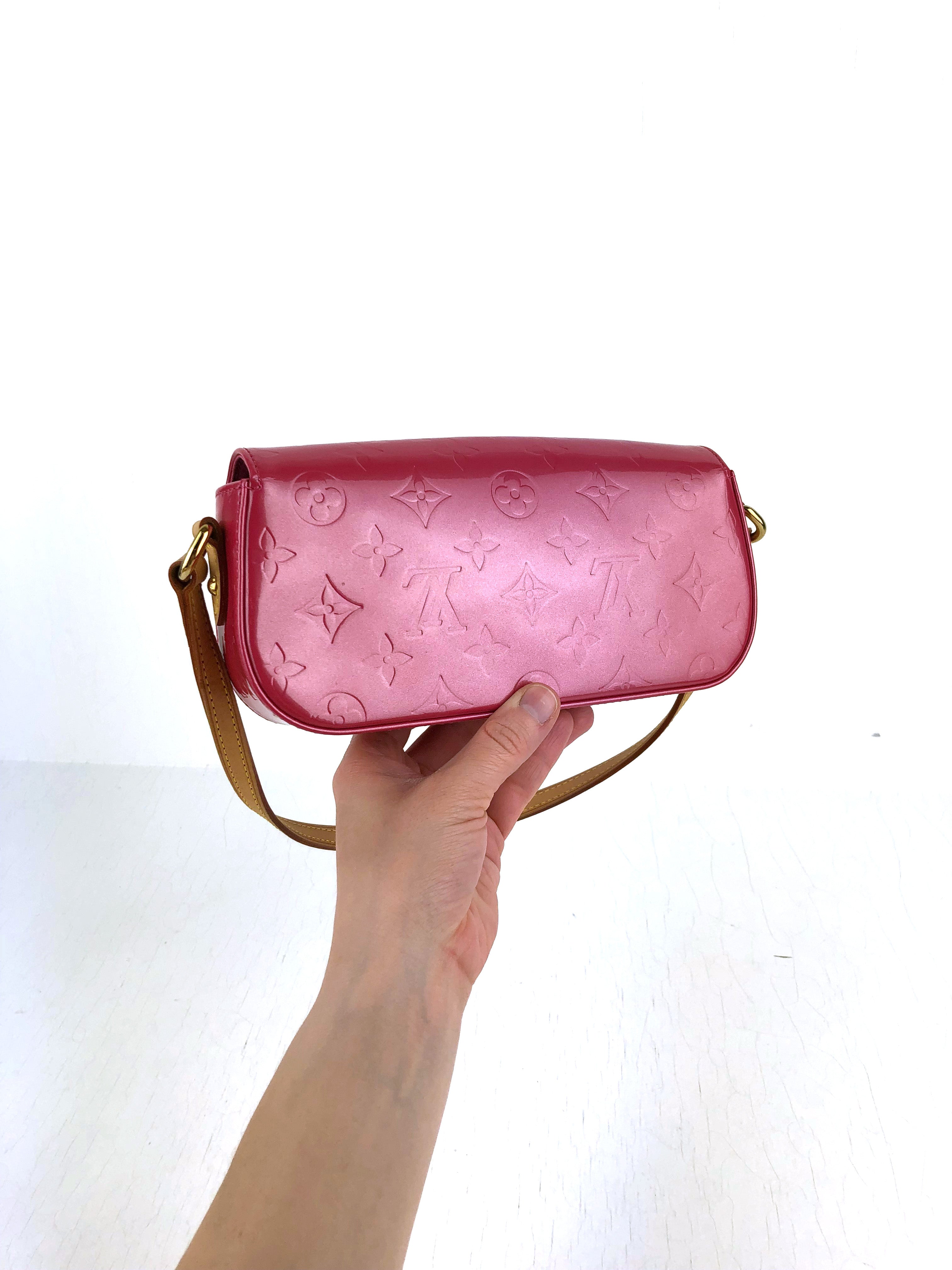 Louis Vuitton Lille Skulertaske - Pink Lak (Lexington)