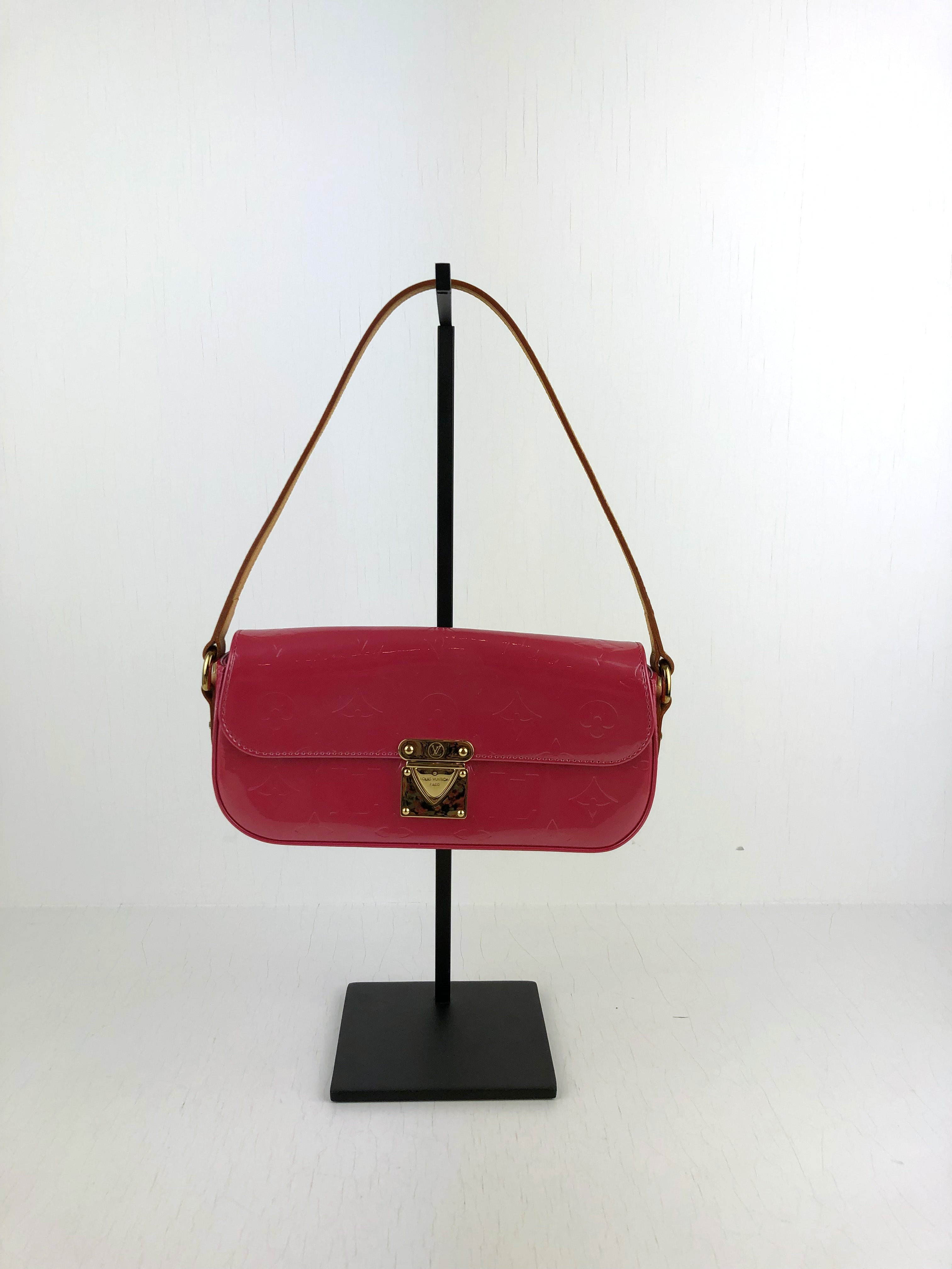 Louis Vuitton Lille Skulertaske - Pink Lak (Lexington)