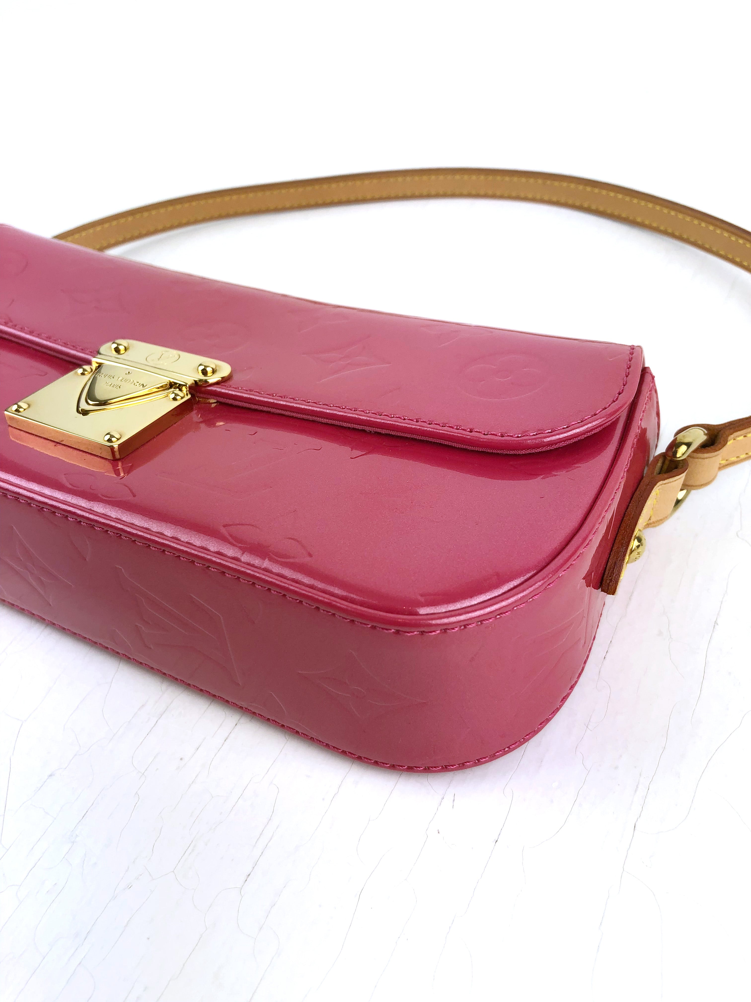 Louis Vuitton Lille Skulertaske - Pink Lak (Lexington)